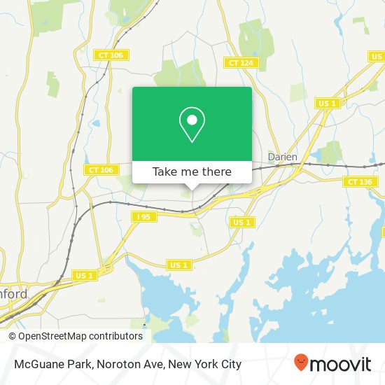 Mapa de McGuane Park, Noroton Ave