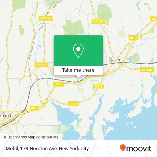 Mobil, 179 Noroton Ave map