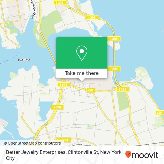Mapa de Better Jewelry Enterprises, Clintonville St