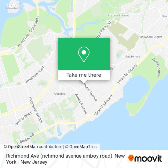 Richmond Ave (richmond avenue amboy road) map