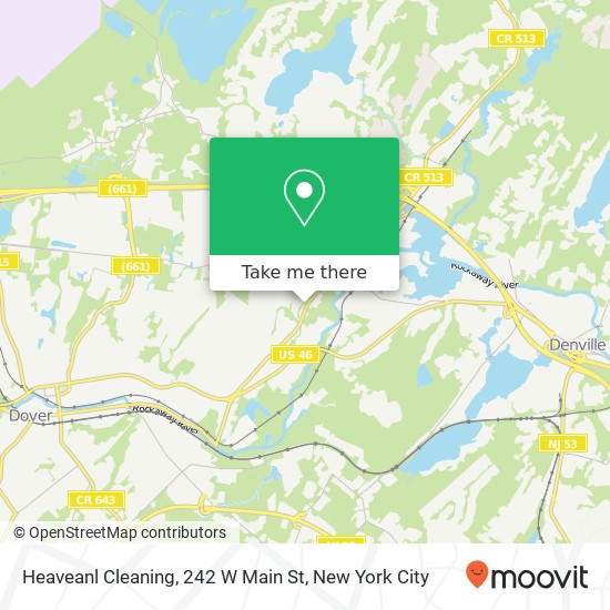 Mapa de Heaveanl Cleaning, 242 W Main St