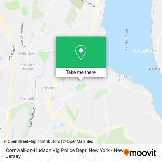 Mapa de Cornwall-on-Hudson Vlg Police Dept