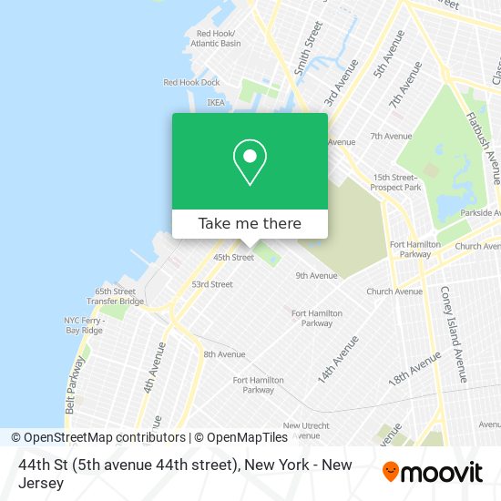 Mapa de 44th St (5th avenue 44th street)