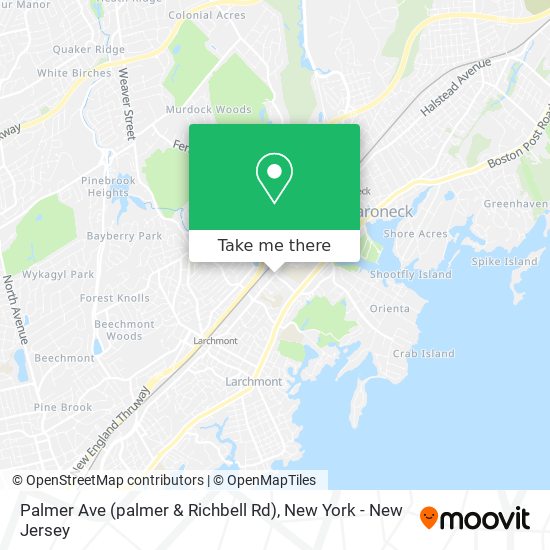 Palmer Ave (palmer & Richbell Rd) map