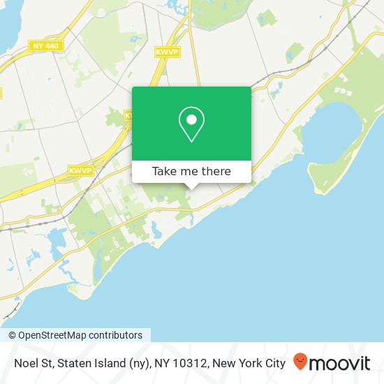 Mapa de Noel St, Staten Island (ny), NY 10312