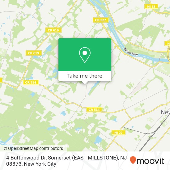 4 Buttonwood Dr, Somerset (EAST MILLSTONE), NJ 08873 map