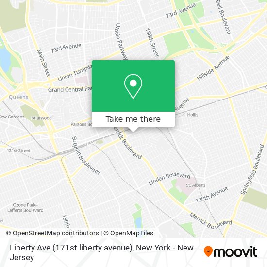 Liberty Ave (171st liberty avenue) map