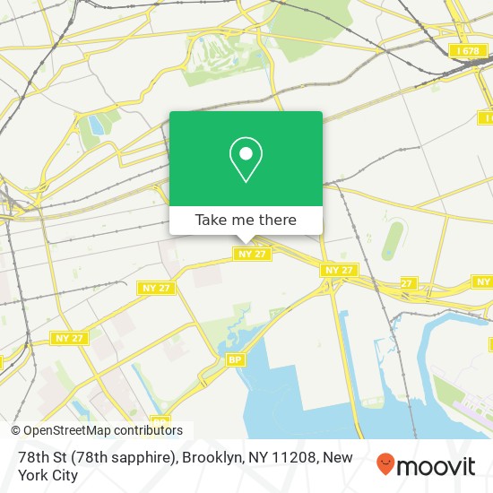 78th St (78th sapphire), Brooklyn, NY 11208 map