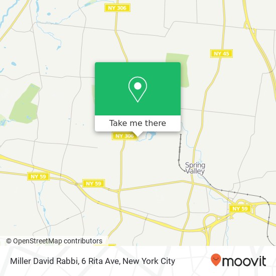 Mapa de Miller David Rabbi, 6 Rita Ave