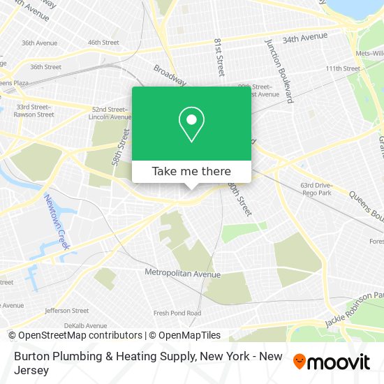 Burton Plumbing & Heating Supply map