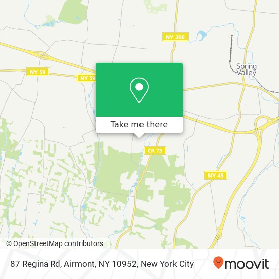 87 Regina Rd, Airmont, NY 10952 map