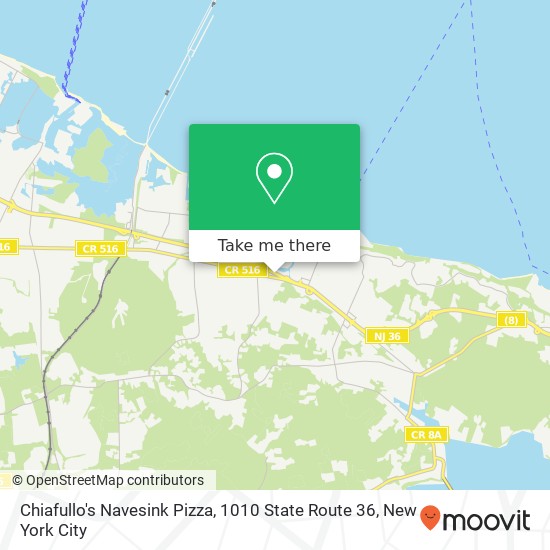 Chiafullo's Navesink Pizza, 1010 State Route 36 map