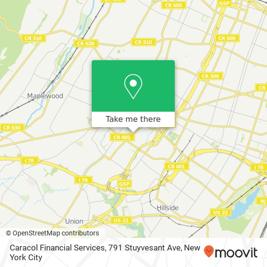 Caracol Financial Services, 791 Stuyvesant Ave map