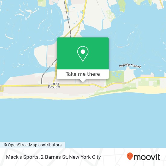 Mapa de Mack's Sports, 2 Barnes St