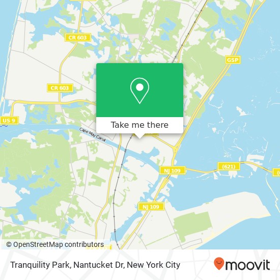 Tranquility Park, Nantucket Dr map