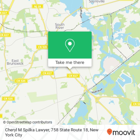 Cheryl M Spilka Lawyer, 758 State Route 18 map