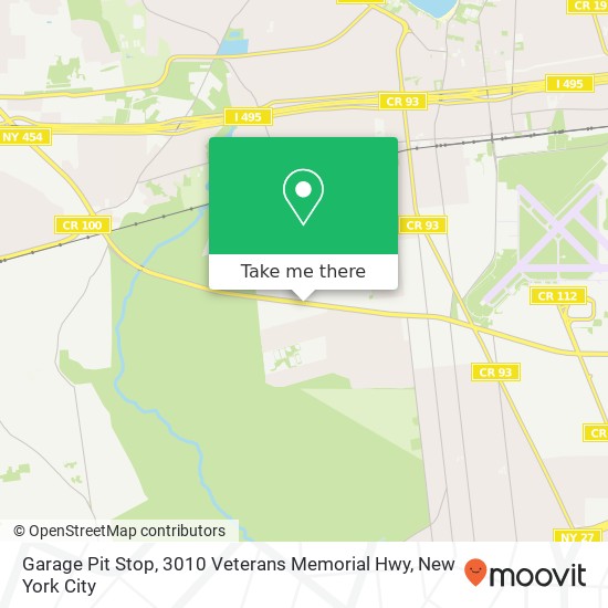Mapa de Garage Pit Stop, 3010 Veterans Memorial Hwy