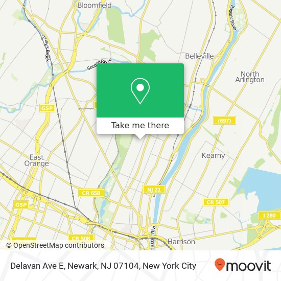Delavan Ave E, Newark, NJ 07104 map