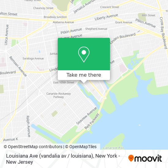 Louisiana Ave (vandalia av / louisiana) map