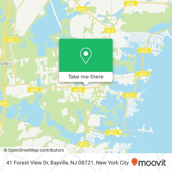 41 Forest View Dr, Bayville, NJ 08721 map