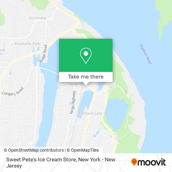 Sweet Pete's Ice Cream Store map
