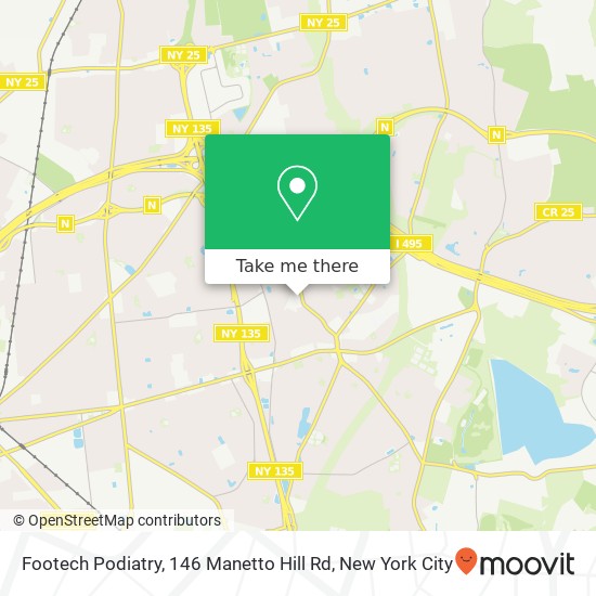 Footech Podiatry, 146 Manetto Hill Rd map