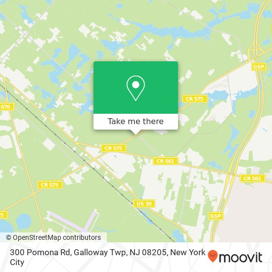 300 Pomona Rd, Galloway Twp, NJ 08205 map