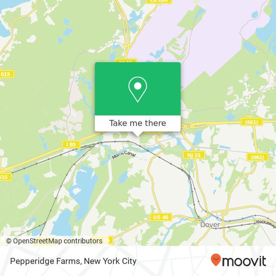 Pepperidge Farms map