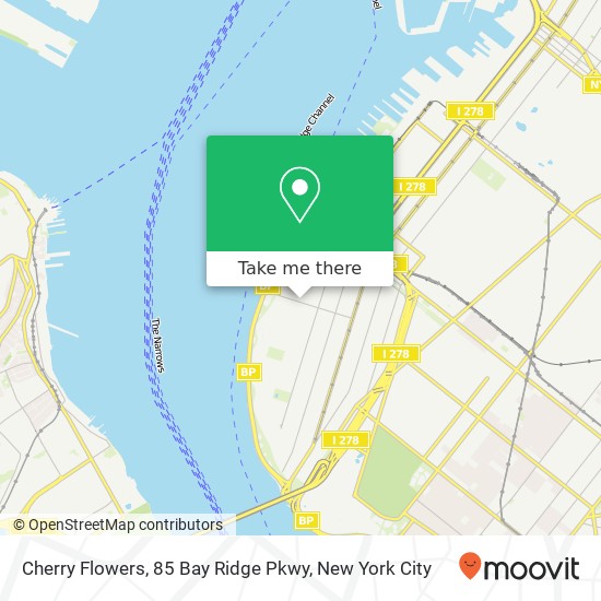 Mapa de Cherry Flowers, 85 Bay Ridge Pkwy