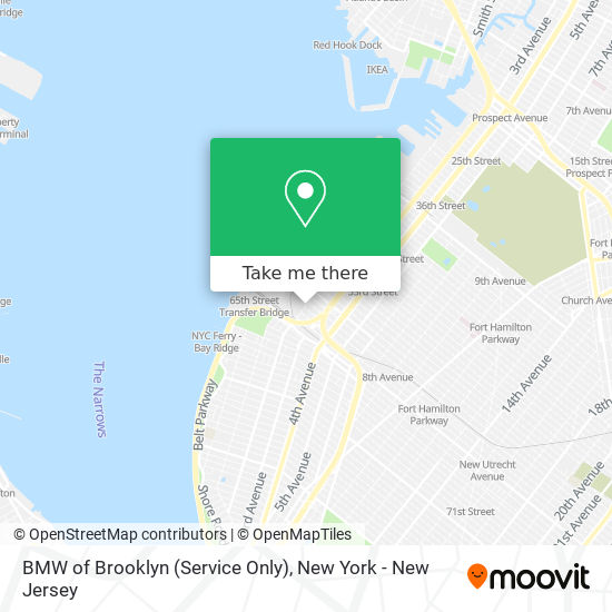 BMW of Brooklyn (Service Only) map