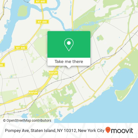 Mapa de Pompey Ave, Staten Island, NY 10312