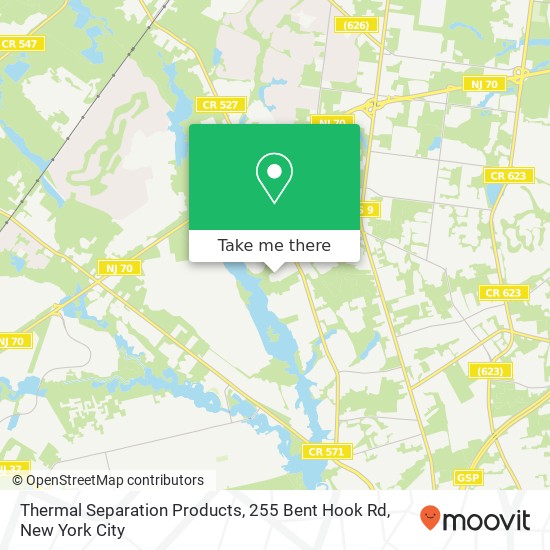 Thermal Separation Products, 255 Bent Hook Rd map