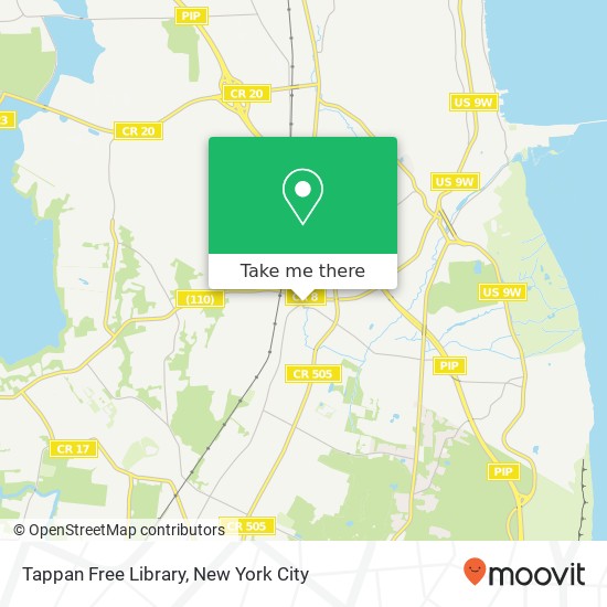 Tappan Free Library map