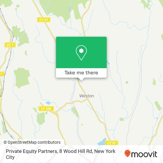 Mapa de Private Equity Partners, 8 Wood Hill Rd