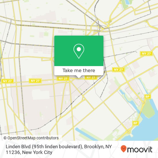 Linden Blvd (95th linden boulevard), Brooklyn, NY 11236 map