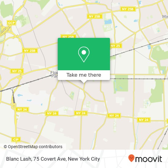 Blanc Lash, 75 Covert Ave map