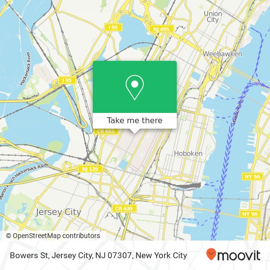 Bowers St, Jersey City, NJ 07307 map