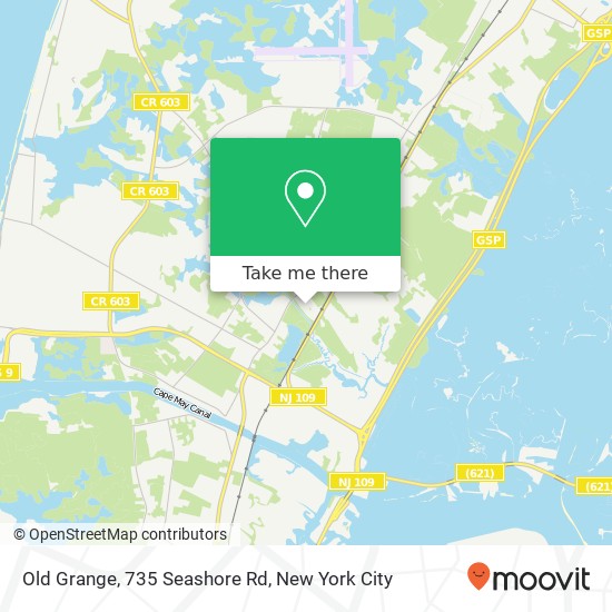 Mapa de Old Grange, 735 Seashore Rd