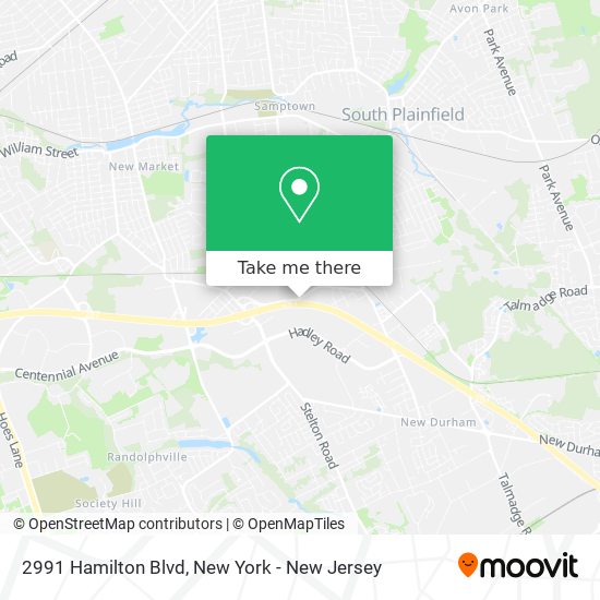 Mapa de 2991 Hamilton Blvd