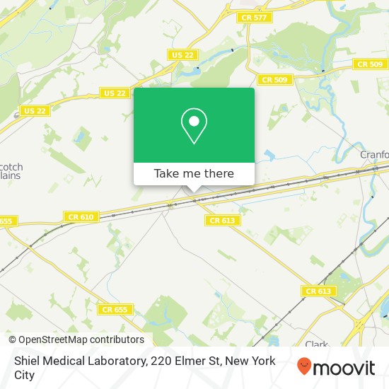 Mapa de Shiel Medical Laboratory, 220 Elmer St