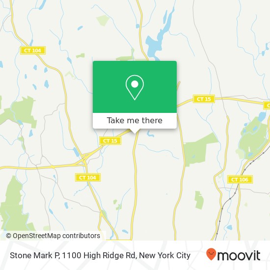 Mapa de Stone Mark P, 1100 High Ridge Rd