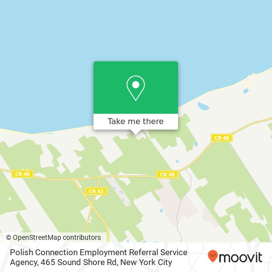 Polish Connection Employment Referral Service Agency, 465 Sound Shore Rd map