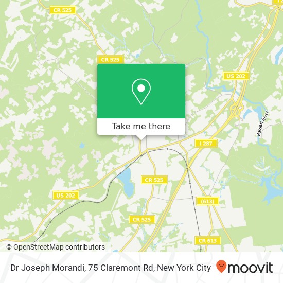 Dr Joseph Morandi, 75 Claremont Rd map