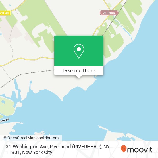 31 Washington Ave, Riverhead (RIVERHEAD), NY 11901 map