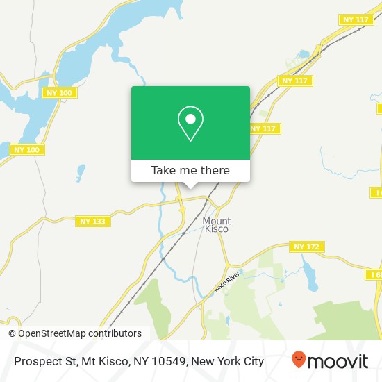 Prospect St, Mt Kisco, NY 10549 map
