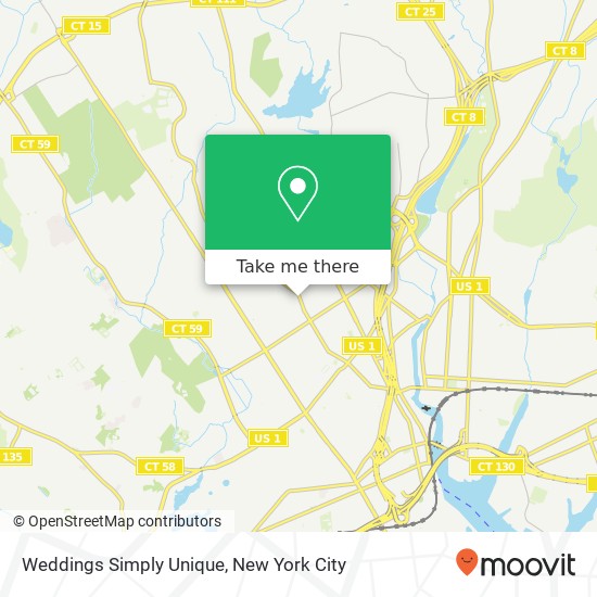 Weddings Simply Unique map