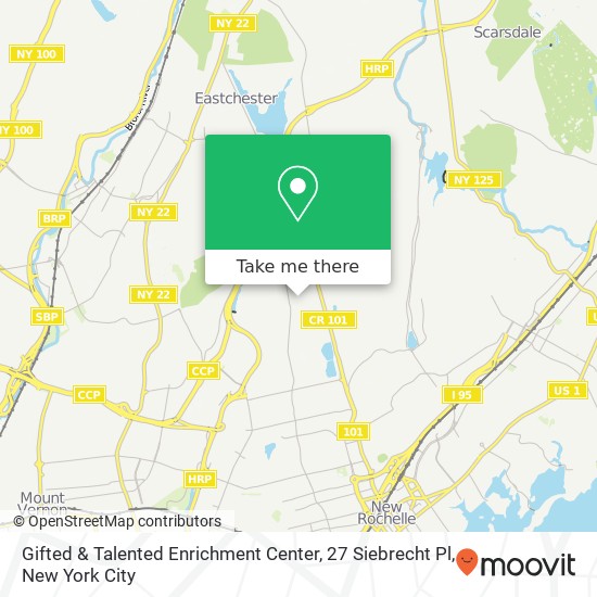 Mapa de Gifted & Talented Enrichment Center, 27 Siebrecht Pl