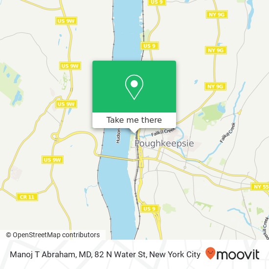 Manoj T Abraham, MD, 82 N Water St map