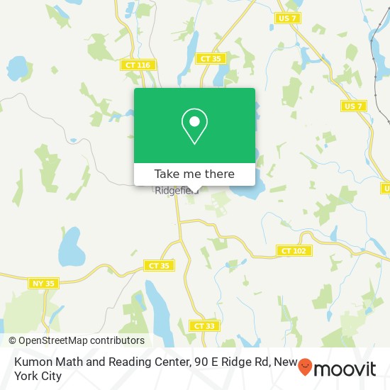 Mapa de Kumon Math and Reading Center, 90 E Ridge Rd