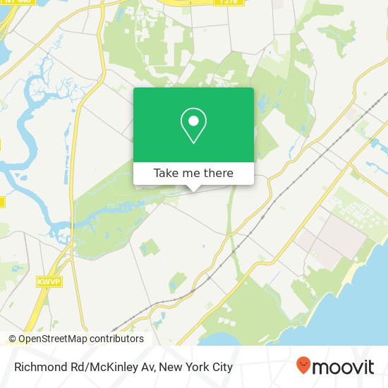 Richmond Rd/McKinley Av map